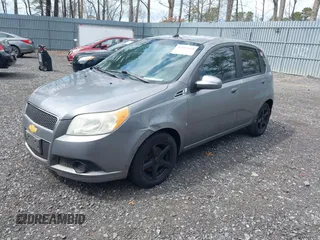 2009 Chevrolet Aveo 1LT with VIN KL1TD66EX9B616420, listed as a IAAI auction lot 42007850 with 123,352 mi miles and . Bid and sale history available at DreamBid. Image 2.