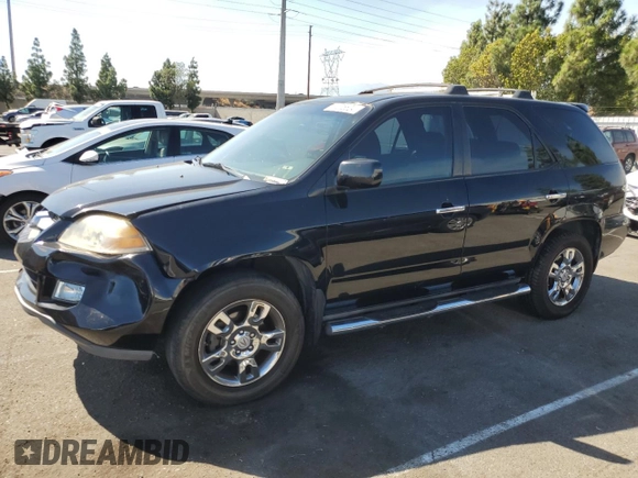 2006 Acura MDX Touring w/Navi with VIN 2HNYD18836H510543, listed as a Copart auction lot 71275524 with 153,416 mi miles and Salvage Title. Bid and sale history available at carsss.com. Image 1.