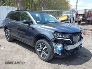 2021 Kia Sorento EX with VIN 5XYRHDLF7MG058307, listed as a IAAI auction lot 42124729 with 81,861 mi miles and . Bid and sale history available at DreamBid. Image 1.