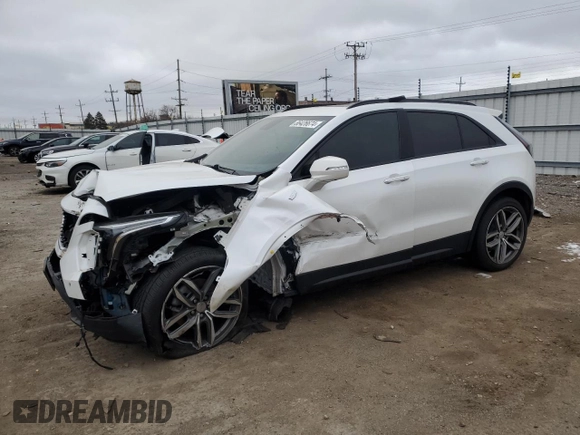 2020 Cadillac XT4 AWD Sport with VIN 1GYFZFR44LF047925, listed as a Copart auction lot 86426674 with 71,928 mi miles and Salvage title. Bid and sale history available at DreamBid. Image 1.