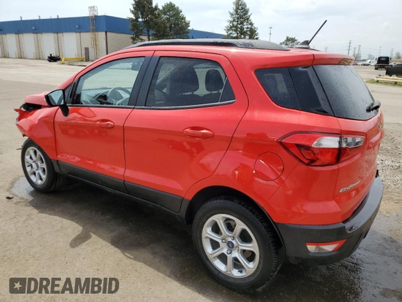 2020 Ford EcoSport SE z VIN MAJ3S2GE9LC353561, wystawiony jako Copart lot #54513195 z przebiegiem 39 436 mil mil oraz Czysty tytuł • Clean title. Historia ofert i sprzedaży dostępna na DreamBid. Obrazek 2.