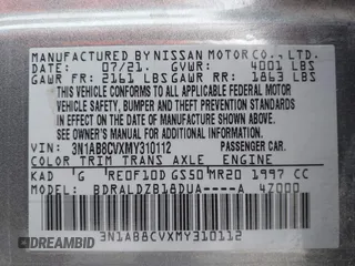2021 Nissan Sentra SV z VIN 3N1AB8CVXMY310112, wystawiony jako IAAI lot #41549573 z przebiegiem 61 720 mil mil oraz . Historia ofert i sprzedaży dostępna na DreamBid. Obrazek 9.