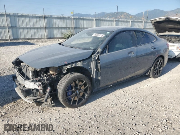 2020 BMW 2 Series M235i xDrive with VIN WBA13AL01L7F72414, listed as a Copart auction lot 62427215 with Not provided miles and Salvage title. Bid and sale history available at DreamBid. Image 1.