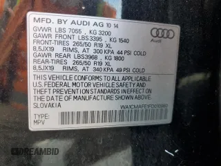 2015 Audi Q7 Premium with VIN WA1CMAFE1FD010980, listed as a Copart auction lot 45338655 with 151,924 mi miles and Clean title. Bid and sale history available at DreamBid. Image 13.