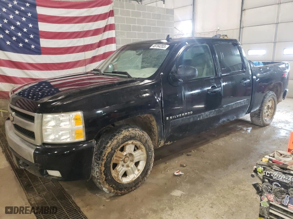 2008 Chevrolet Silverado 1500 LTZ with VIN 3GCEK13308G312242, listed as a Copart auction lot 48764203 with 117,379 mi miles and Non Repairable. Bid and sale history available at carsss.com. Image 1.