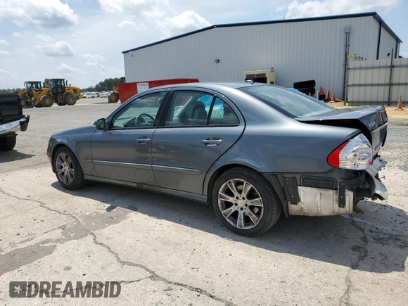 2009 Mercedes-Benz E-Class Luxury 3.5L with VIN WDBUF56X09B376277, listed as a Copart auction lot 57485144 with 129,127 mi miles and Salvage Title. Bid and sale history available at carsss.com. Image 2.