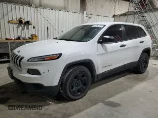 2014 Jeep Cherokee Sport with VIN 1C4PJLAB0EW320792, listed as a Copart auction lot 42204355 with 183,107 mi miles and Salvage Title. Bid and sale history available at DreamBid. Image 1.