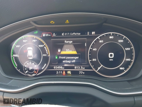 2020 Audi Q5 Premium Plus with VIN WA1E2AFY8L2049128, listed as a IAAI auction lot 42376021 with 65,498 mi miles and . Bid and sale history available at DreamBid. Image 7.