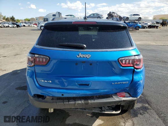 2025 Jeep Compass Limited with VIN 3C4NJDCN5ST510111, listed as a Copart auction lot 59439295 with 16,628 mi miles and Salvage title. Bid and sale history available at DreamBid. Image 6.