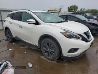2018 Nissan Murano SV with VIN 5N1AZ2MH3JN111681, listed as a Copart auction lot 56239725 with 95,652 mi miles and Salvage title. Bid and sale history available at DreamBid. Image 4.