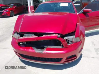 2013 Ford Mustang V6 with VIN 1ZVBP8AM0D5200449, listed as a IAAI auction lot 42046536 with Not Provided miles. Bid and sale history available at carsss.com. Image 6.