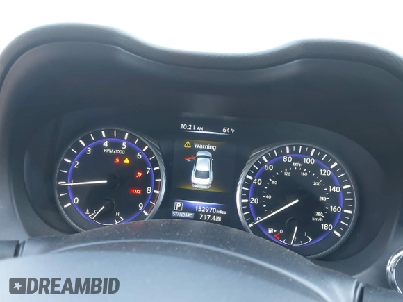 2014 Infiniti Q50 Sport with VIN JN1BV7AP5EM689535, listed as a IAAI auction lot 41668286 with 152,970 mi miles and . Bid and sale history available at DreamBid. Image 7.
