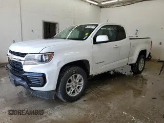 2021 Chevrolet Colorado 2WD LT z VIN 1GCHSCEA9M1238526, wystawiony jako Copart lot #60632835 z przebiegiem 96 140 mil mil oraz Czysty tytuł • Clean title. Historia ofert i sprzedaży dostępna na DreamBid. Obrazek 1.