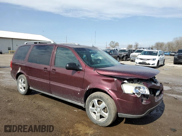 2007 Chevrolet Uplander 3LT with VIN 1GNDV33107D113238, listed as a Copart auction lot 51501155 with 151,452 mi miles and Salvage Title. Bid and sale history available at DreamBid. Image 4.