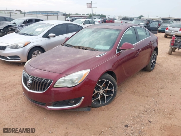2017 Buick Regal Sport Touring with VIN 2G4GL5EX6H9119306, listed as a IAAI auction lot 37564127 with 1 mi miles. Bid and sale history available at carsss.com. Image 16.