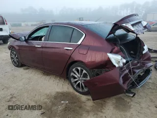 2015 Honda Accord Sport with VIN 1HGCR2F58FA262144, listed as a Copart auction lot 78397764 with 154,293 mi miles and Salvage Title. Bid and sale history available at DreamBid. Image 2.