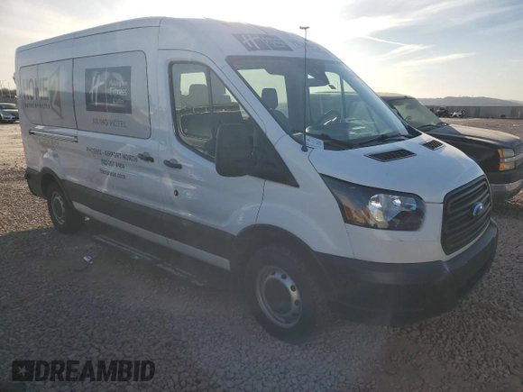 2019 Ford Transit Passenger XL with VIN 1FBZX2CM6KKB43348, listed as a Copart auction lot 87263154 with 172,146 mi miles and Salvage Title. Bid and sale history available at carsss.com. Image 4.