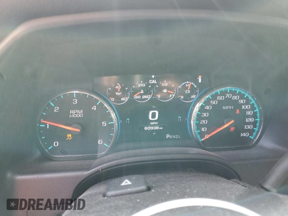 2017 GMC Sierra 1500 Denali with VIN 3GTU2PEC4HG512374, listed as a Copart auction lot 49444285 with 60,938 mi miles and Salvage Title. Bid and sale history available at DreamBid. Image 9.
