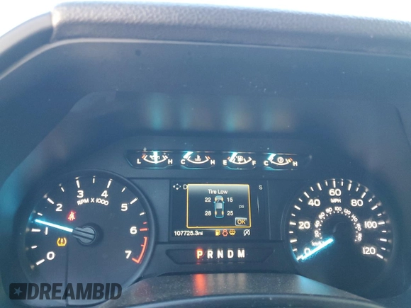 2018 Ford F-150 XL with VIN 1FTEW1CPXJKF84609, listed as a Copart auction lot 50490395 with 107,725 mi miles and Salvage Title. Bid and sale history available at DreamBid. Image 9.