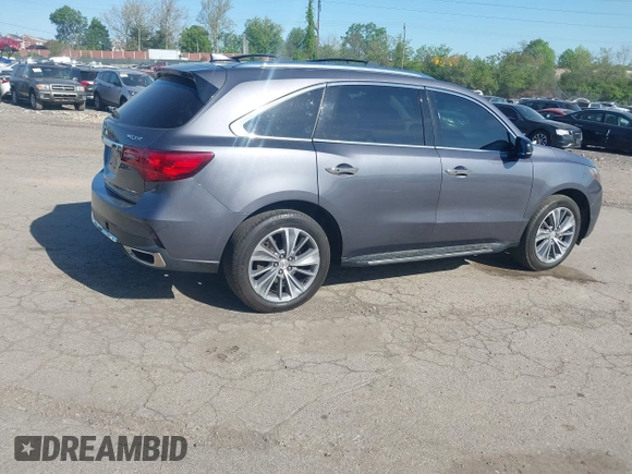 2017 Acura MDX Technology z VIN 5J8YD4H54HL002599, wystawiony jako IAAI lot #42146227 z przebiegiem 143 053 mil mil oraz . Historia ofert i sprzedaży dostępna na DreamBid. Obrazek 4.