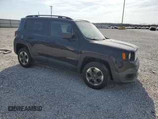 2017 Jeep Renegade Sport with VIN ZACCJBAB7HPF40134, listed as a Copart auction lot 48661955 with 127,338 mi miles and Salvage Title. Bid and sale history available at carsss.com. Image 4.