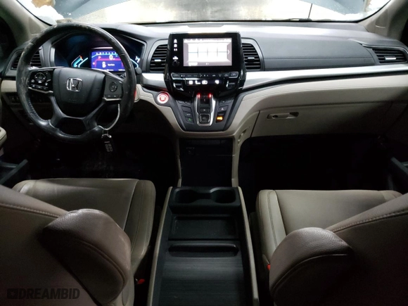 2018 Honda Odyssey EX-L with VIN 5FNRL6H78JB096739, listed as a Copart auction lot 49375205 with 110890 miles and Clean Title. Bid and sale history available at carsss.com. Image 8.