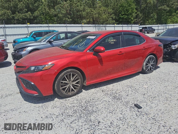 2021 Toyota Camry SE Nightshade with VIN 4T1G11AK0MU459170, listed as a Copart auction lot 51956005 with 117,393 mi miles and Clean Title. Bid and sale history available at carsss.com. Image 1.