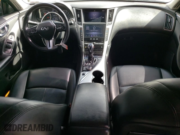 2021 Infiniti Q50 Luxe z VIN JN1EV7BR7MM752758, wystawiony jako Copart lot #55964125 z przebiegiem 86 027 mil mil oraz Szkoda całkowita • Salvage title. Historia ofert i sprzedaży dostępna na DreamBid. Obrazek 8.