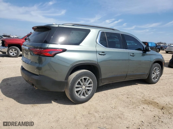 2022 Chevrolet Traverse LT Cloth with VIN 1GNERGKW3NJ169265, listed as a Copart auction lot 46914415 with 39,125 mi miles and Salvage Title. Bid and sale history available at carsss.com. Image 3.