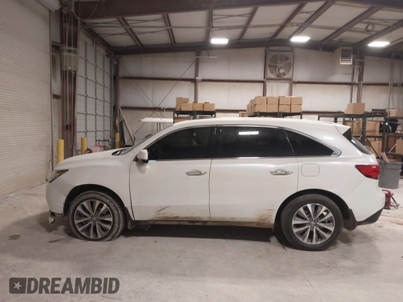 2014 Acura MDX Tech Pkg with VIN 5FRYD4H43EB042952, listed as a IAAI auction lot 41394833 with 85,329 mi miles. Bid and sale history available at carsss.com. Image 14.