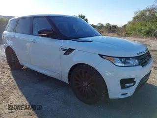 2016 Land Rover Range Rover Sport Autobiography z VIN SALWV2EF1GA109794, wystawiony jako IAAI lot #41644356 z przebiegiem 74 196 mil mil oraz . Historia ofert i sprzedaży dostępna na DreamBid. Obrazek 1.