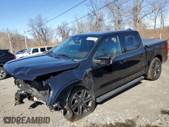 2021 Ford F-150 XL with VIN 1FTFW1E85MFC16295, listed as a Copart auction lot 58944845 with 28,357 mi miles and Salvage title. Bid and sale history available at DreamBid. Image 1.