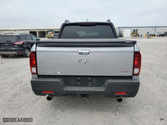 2021 Honda Ridgeline Sport with VIN 5FPYK3F19MB001080, listed as a Copart auction lot 49120615 with 33,098 mi miles and Salvage Title. Bid and sale history available at carsss.com. Image 6.