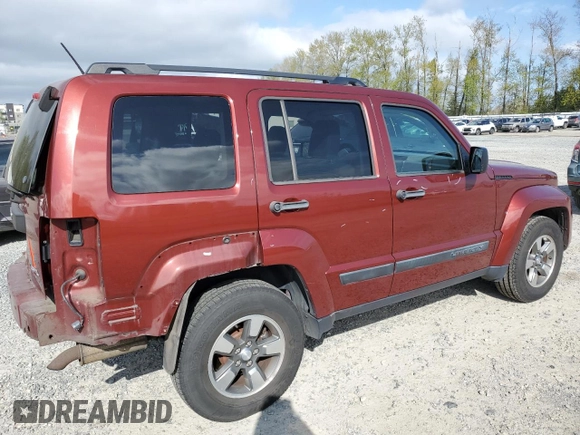 2008 Jeep Liberty Sport z VIN 1J8GN28K98W257967, wystawiony jako Copart lot #53166375 z przebiegiem 112 612 mil mil oraz Szkoda całkowita • Salvage title. Historia ofert i sprzedaży dostępna na DreamBid. Obrazek 3.