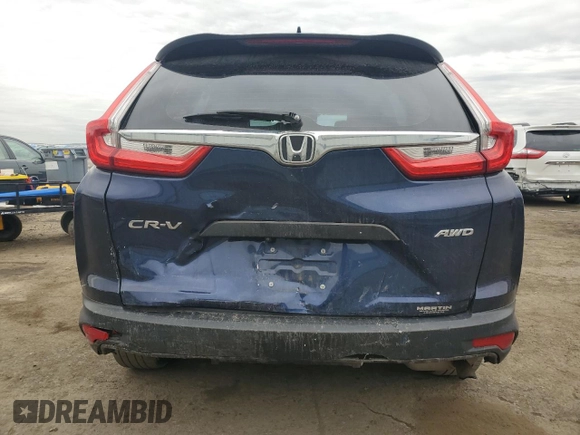 2018 Honda CR-V LX with VIN 2HKRW6H30JH224400, listed as a Copart auction lot 53945185 with 0 mi miles and Salvage Title. Bid and sale history available at carsss.com. Image 6.