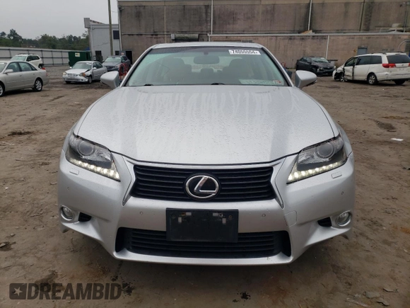 2014 Lexus GS 350 with VIN JTHCE1BL5E5023102, listed as a Copart auction lot 74055554 with 128,628 mi miles and Salvage Title. Bid and sale history available at carsss.com. Image 5.