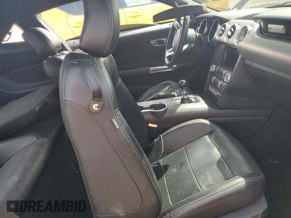 2019 Ford Mustang GT with VIN 1FA6P8CF2K5202287, listed as a Copart auction lot 55109385 with 51,387 mi miles and Salvage title. Bid and sale history available at DreamBid. Image 7.