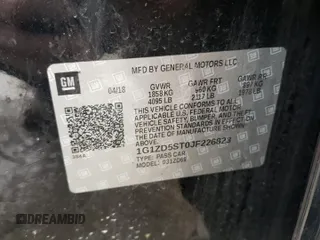 2018 Chevrolet Malibu LT with VIN 1G1ZD5ST0JF226823, listed as a Copart auction lot 47091625 with 159,529 mi miles and Salvage Title. Bid and sale history available at DreamBid. Image 12.
