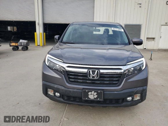 2017 Honda Ridgeline RTL-T with VIN 5FPYK2F61HB011324, listed as a Copart auction lot 42771285 with 78,742 mi miles and Salvage title. Bid and sale history available at DreamBid. Image 5.