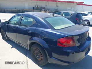 2014 Dodge Avenger SE with VIN 1C3CDZAB6EN148741, listed as a IAAI auction lot 42094363 with 126,598 mi miles and . Bid and sale history available at carsss.com. Image 3.