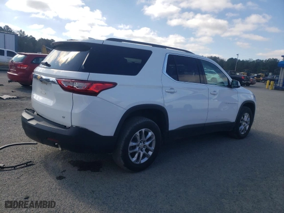2020 Chevrolet Traverse LT Cloth with VIN 1GNERGKW3LJ172082, listed as a Copart auction lot 45282215 with 99,525 mi miles and Salvage Title. Bid and sale history available at carsss.com. Image 3.