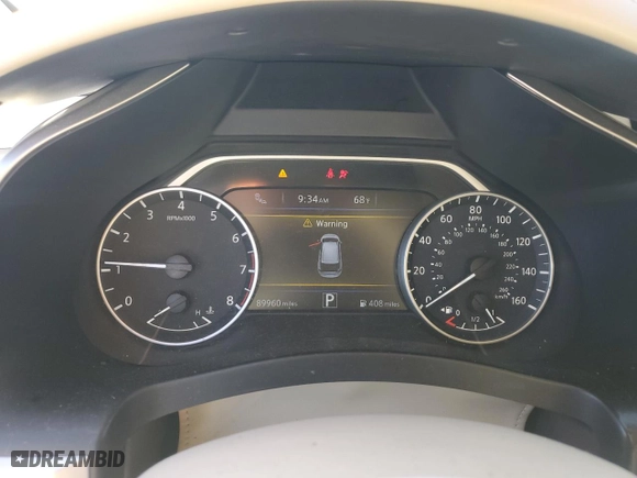 2016 Nissan Murano Platinum with VIN 5N1AZ2MG3GN150786, listed as a Copart auction lot 46877545 with 89,960 mi miles and Salvage Title. Bid and sale history available at carsss.com. Image 9.