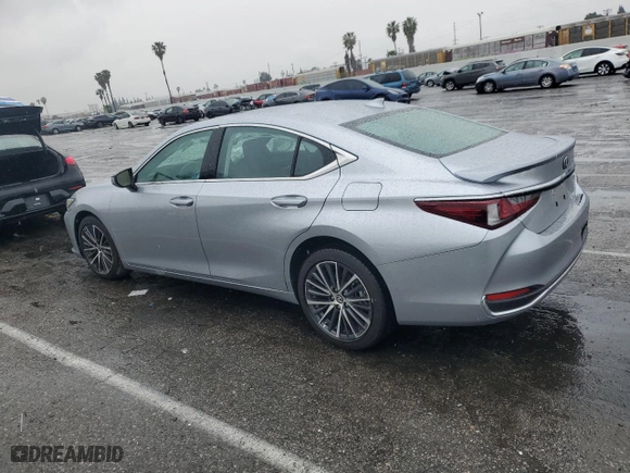 2025 Lexus ES with VIN 58ADA1C1XSU056777, listed as a Copart auction lot 47812285 with 1,585 mi miles and Salvage Title. Bid and sale history available at carsss.com. Image 2.