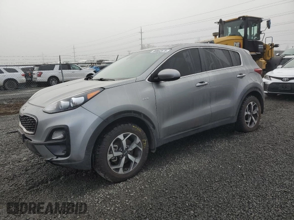 2020 Kia Sportage LX with VIN KNDPMCAC2L7789180, listed as a Copart auction lot 46662575 with 42,537 mi miles and Salvage Title. Bid and sale history available at carsss.com. Image 1.
