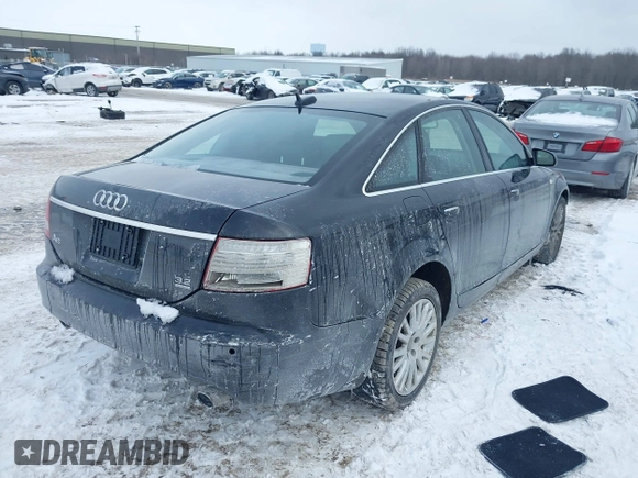 2006 Audi A6 with VIN WAUDG74F36N057404, listed as a IAAI auction lot 41611377 with 207,481 mi miles. Bid and sale history available at carsss.com. Image 4.