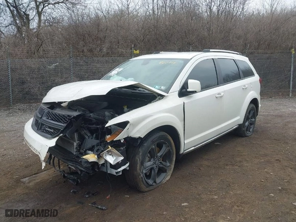 2019 Dodge Journey Crossroad with VIN 3C4PDCGG7KT860748, listed as a IAAI auction lot 41686692 with 80,028 mi miles. Bid and sale history available at carsss.com. Image 17.