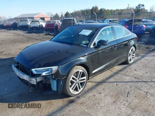 2019 Audi A3 Sedan Premium with VIN WAUBEGFFXK1019177, listed as a IAAI auction lot 41556134 with 98,741 mi miles. Bid and sale history available at carsss.com. Image 18.