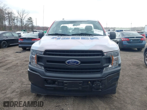 2018 Ford F-150 XL with VIN 1FTMF1CB7JKF68576, listed as a IAAI auction lot 41838856 with 15,396 mi miles. Bid and sale history available at carsss.com. Image 12.