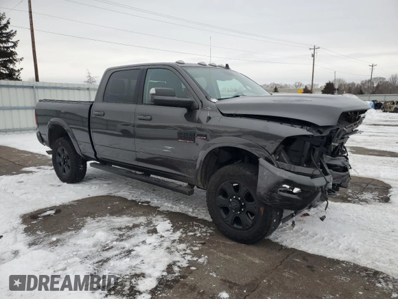 2018 Ram 2500 Big Horn with VIN 3C6UR5DJ9JG378989, listed as a Copart auction lot 44041655 with 129,144 mi miles and Salvage Title. Bid and sale history available at carsss.com. Image 4.