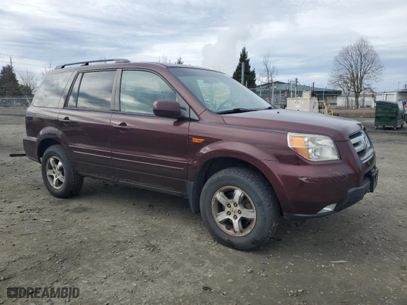 2008 Honda Pilot EX-L with VIN 5FNYF18778B018727, listed as a Copart auction lot 45993935 with 139,564 mi miles and Clean Title. Bid and sale history available at carsss.com. Image 4.